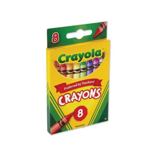 Crayola Crayons,8 Count 3 Pack, Pack of 3, 3 Piece