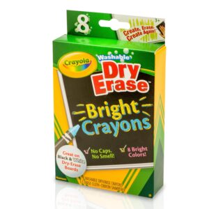 Crayola Toxic Washable Dry Erase Crayon 8 Count