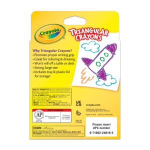 Crayola Triangular Washable Crayons, 16 Count, 6 Pack - Image 5