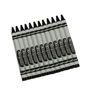 Crayola Bulk Crayons, 12 Count, Black - Image 10