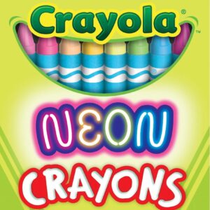 Crayola Neon Crayons, 24 Ct, School Supplies, Classroom Must Haves, Cute Crayons, Arts & Crafts, Coloring Gift for Kids, Ages 3+ - Image 10