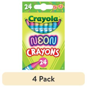 Crayola Neon Crayons, 24 Ct, School Supplies, Classroom Must Haves, Cute Crayons, Arts & Crafts, Coloring Gift for Kids, Ages 3+ - Image 11