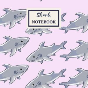 SHARK Notebook: Composition Book: Wide Ruled (Paperback) - Image 1
