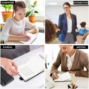 Feela A6 Mini Cute Pocket Journals Black, 3.5in x 5.5in, 60 Pages, 3 Count, 3 Pack - Image 7