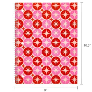 Pen+Gear 1 Subject Notebook, College Ruled, 8" x 10.5", Red and Pink Starburst, 70 Sheets - Image 6