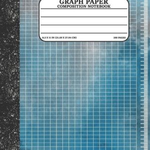 Graph Paper Composition Notebook: Math and Science Lover Graph Paper Cover (Quad Ruled 4 squares per inch, 100 pages) Birthday Gifts For Math Lover Teacher, Student Notebook (Paperback) - Image 1
