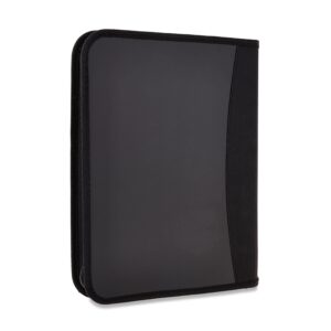 Pen+Gear Poly Zipper Binder, 1.5" Round 3 Ring , Size: 10.75" (W) x 1.75" (D) x 13.5" (H), Black - Image 6