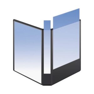 Business Source Round-ring View Binder 1/2″ Binder Capacity – Letter – 8 1/2″ x 11″ Sheet Size – 125 Sheet Capacity – Round Ring Fastener(s) – 2 Internal Pocket(s) – Polypropylene – White – Wrinkle-fr