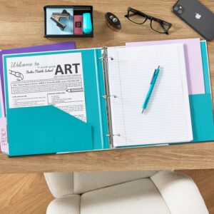Pen+Gear Fashion 1.5" Round-Ring Binder, Mountain Landscape - Image 3