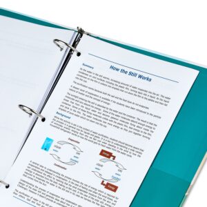 Pen+Gear Fashion 1.5" Round-Ring Binder, Mountain Landscape - Image 5