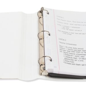 Five Star 1 12 Customizable Plastic Binder Plus Study App White – Binders &