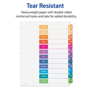 Avery Ready Index 12 Tab Dividers, Customizable TOC, 6 Sets - Image 5