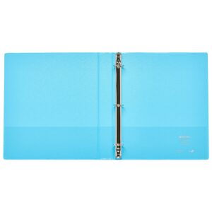 Avery Luxe Collection Holographic Binder, 1 inch, Aqua (03224)