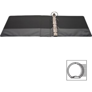 Business Source, BSN09956, Round-ring View Binder, 1 Each, Black