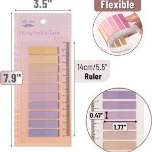 Mr. Pen- Sticky Tabs, 3200 Pcs, Colorful Book Tabs, Transparent Sticky Tabs for Books - Image 3
