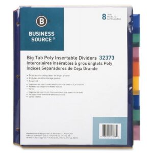 Business Source, BSN32373, Double Pocket Index Dividers, 8 Per Set - Image 5