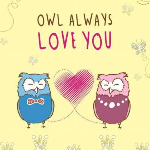 Owl Always Love You: Cute, Floral, Owl Themed Notebook – Gift for Owl Lover Friend – Large 8.5×11 Size with 100 Pages of, (Paperback)