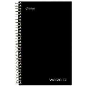 Top Flight Wired 3-Subject Notebook, 120 Sheet - Image 1