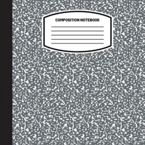 Classic Composition Notebook: (8.5x11) Wide Ruled Lined Paper Notebook Journal (Charcoal Gray) (Notebook for Kids, Teens, Students, Adults) Back to School and Writing Notes (Paperback) - Image 1