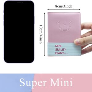 RETON Assorted Colors Cute Smiley Face Mini Notebooks, 4in x 3in, Multicolor, 100 Pages, 6 Count - Image 4