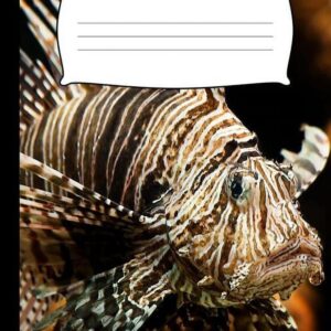 Composition Book: Lion Fish Composition Notebook Wide Ruled (Paperback)