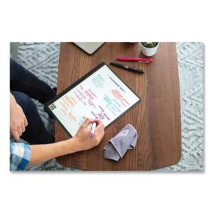 Rocketbook Fusion Smart Reusable Notebook Planner, 6″ x 8-4/5″, Teal