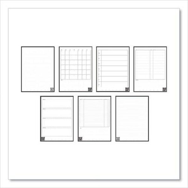 Rocketbook Fusion Smart Reusable Notebook Planner, 6″ x 8-4/5″, Teal