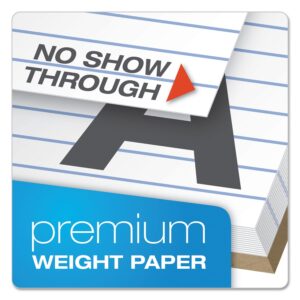 Ampad Gold Fibre Ruled Writing Pads Letter 8.5 x 11.75 White 50 Sheets 4 Pack - Image 3