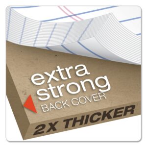 Ampad Gold Fibre Ruled Writing Pads Letter 8.5 x 11.75 White 50 Sheets 4 Pack - Image 4