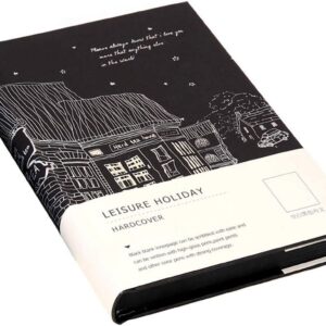 Black Paper Notebook - 128 Sheets Hardcover Sketchbook (13 x 18.5cm) - Image 1