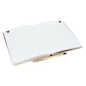 Disney Funko Mickey Mouse Notebook with Berry Glitter Pen, 88 Pages