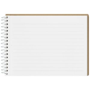 A6 Notebook Spiral Note BASIC 6.5mm line 80 sheets 5 Pack - Image 3