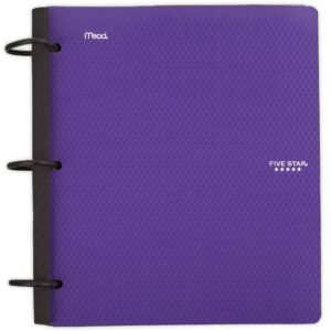 Five Star Flex Refillable Notebook + Study App, 1.5″, 80 Sheets, College Ruled
