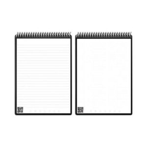 Rocketbook Flip Smart Reusable Letter Size Notepad, 8-1/2" x 11", 1 Subject, Dot-Grid and Line Ruled, 16 Sheets, Black - Image 6