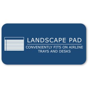 LANDSCAPE PAD CANARY 11"x9.5" COLLEGE RULED WITH MARGIN - Image 7