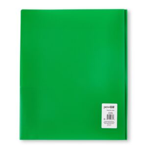 Pen+Gear, 3-Prong Poly Folder, Black - Image 21
