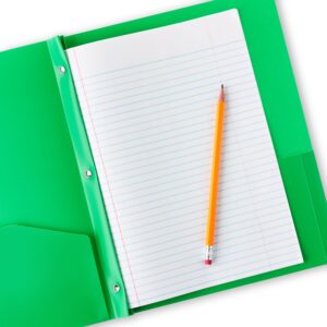 Pen+Gear, 3-Prong Poly Folder, Black - Image 23