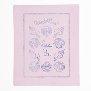 Ecokind by U Style Seashell Two-Pocket Folder, 11.7″ x 9.6″