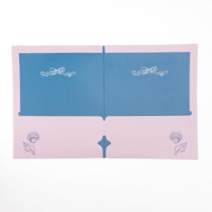 Ecokind by U Style Seashell Two-Pocket Folder, 11.7″ x 9.6″