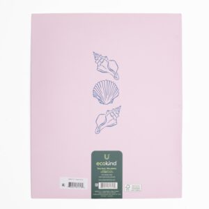 Ecokind by U Style Seashell Two-Pocket Folder, 11.7″ x 9.6″