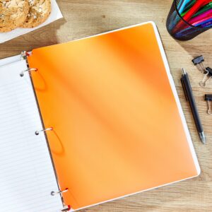 Pen+Gear 2-Pocket Poly Folder, Orange
