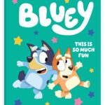 Bluey 2-Pocket Paper Folder with 3 Prongs, 9.25″ x 11.6″, for Students