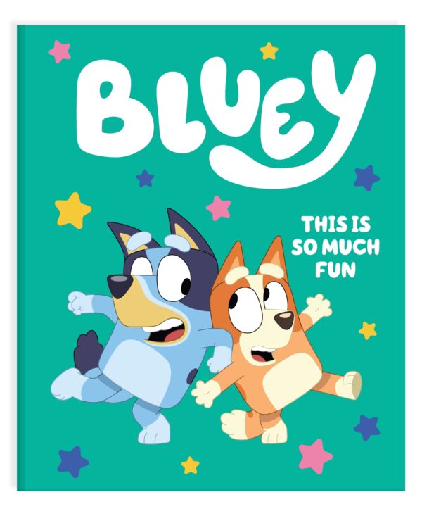 Bluey 2-Pocket Paper Folder with 3 Prongs, 9.25″ x 11.6″, for Students