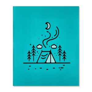 Pen+Gear 3-Prong Letter Size 2-Pocket Paper Folder, 9.4″ x 11.4″, Multicolor Camping