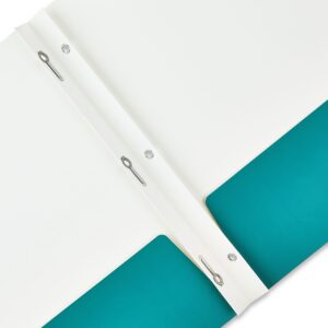 Pen+Gear 3-Prong Letter Size 2-Pocket Paper Folder, 9.4″ x 11.4″, Multicolor Camping