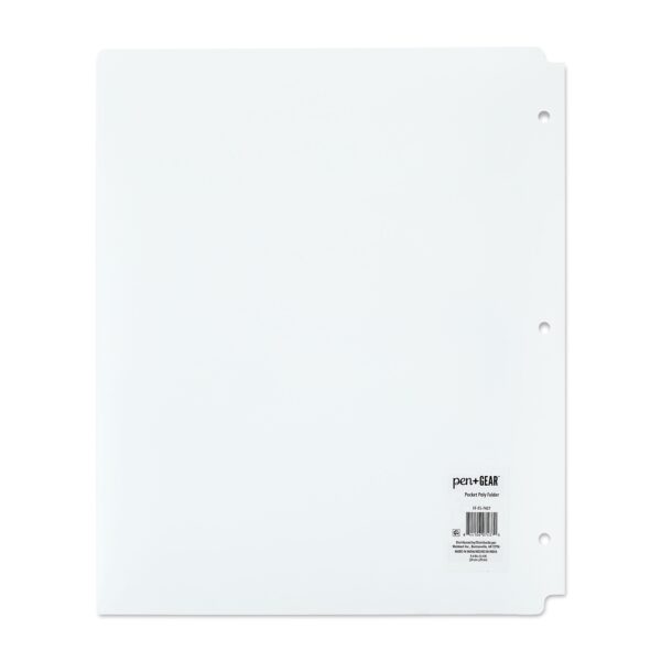 Pen+Gear 2-Pocket Poly Folder, 9.4″ x 11.4″, Explore More