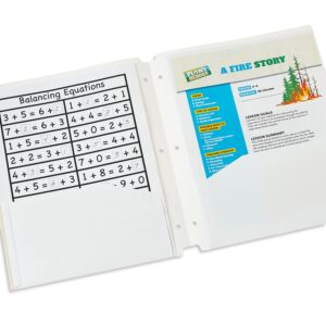 Pen+Gear 2-Pocket Poly Folder, 9.4″ x 11.4″, Explore More