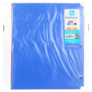 Pen+Gear 2-Pocket Poly Portfolio, 7 Count, Assorted Colors