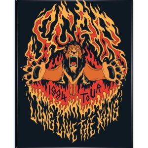 Disney Villains 2-Pocket Paper Folder with 3 Prongs, 9.25" x 11.6", for Students - Image 1