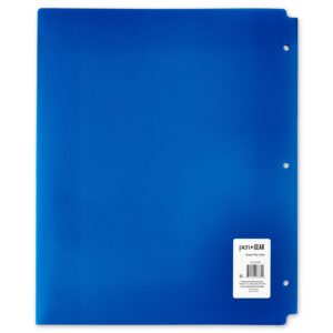 Pen+Gear 2-Pocket Poly Folder, 9.4″ x 11.4″, Blue Sailboats